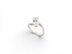 Bague 53 bague sertie toi & moi 2 diamants 0.95ct t53 en or blanc 18k 3g 58 Facettes 273170