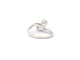 Bague 53 bague sertie toi & moi 2 diamants 0.95ct t53 en or blanc 18k 3g 58 Facettes 273170