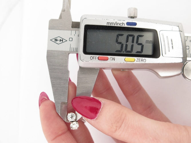 Bague 53 bague sertie toi & moi 2 diamants 0.95ct t53 en or blanc 18k 3g 58 Facettes 273170