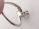 Bague 53 bague sertie toi & moi 2 diamants 0.95ct t53 en or blanc 18k 3g 58 Facettes 273170