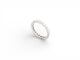 Bague 51 bague alliance americaine 22 diamants pavage complet 1.65ct t51 en or blanc 58 Facettes 273169