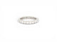 Bague 51 bague alliance americaine 22 diamants pavage complet 1.65ct t51 en or blanc 58 Facettes 273169