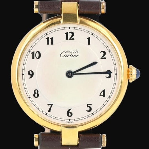 Montre Cartier Montre Must De Cartier Vermeil 58 Facettes MT41224