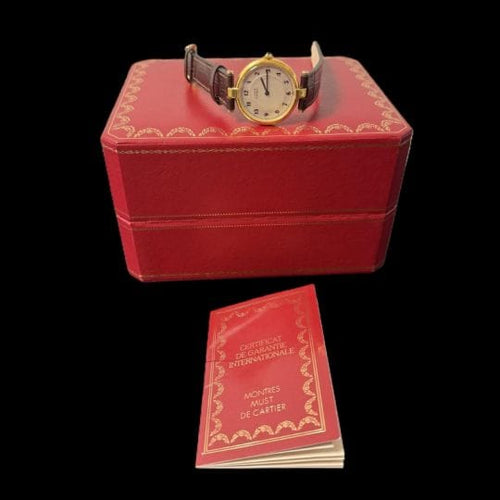 Montre Cartier Montre Must De Cartier Vermeil 58 Facettes MT41224