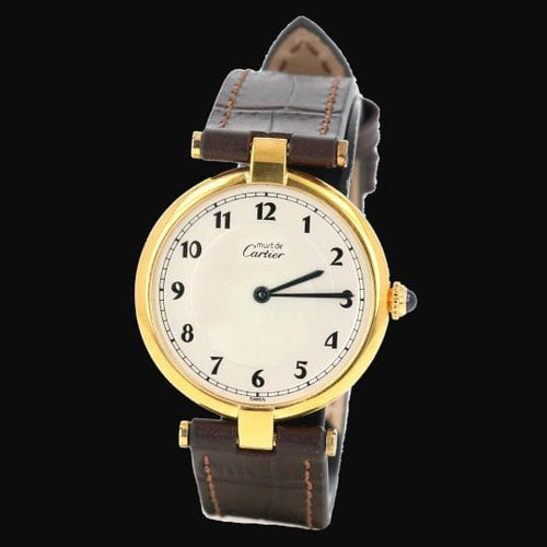 Montre Cartier Montre Must De Cartier Vermeil 58 Facettes MT41224