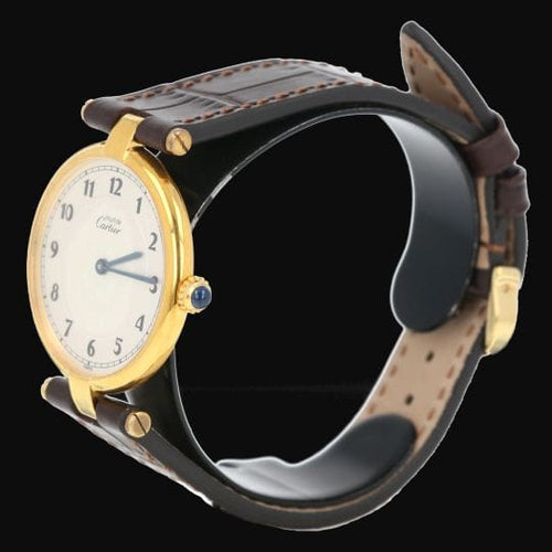 Montre Cartier Montre Must De Cartier Vermeil 58 Facettes MT41224