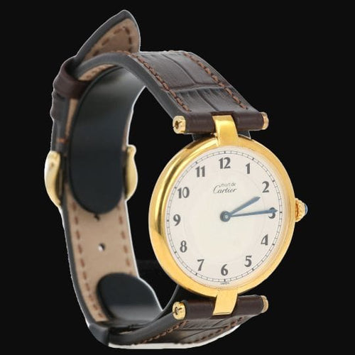 Montre Cartier Montre Must De Cartier Vermeil 58 Facettes MT41224