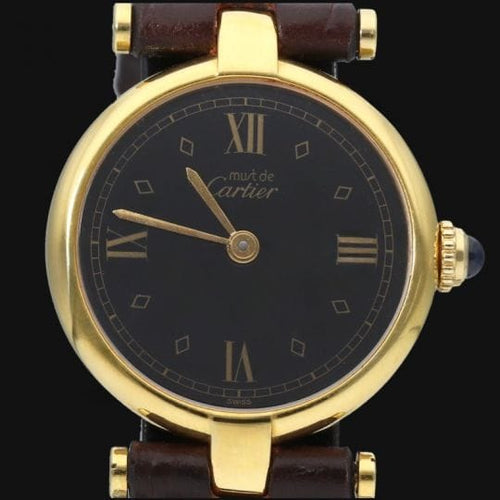 Montre Cartier Montre Must De Cartier Vermeil 58 Facettes MT45378