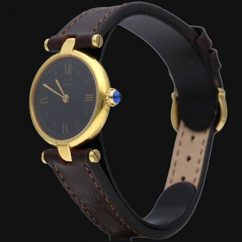 Montre Cartier Montre Must De Cartier Vermeil 58 Facettes MT45378