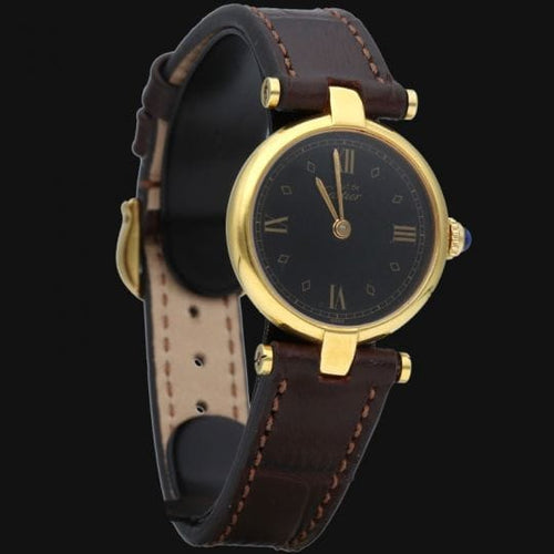 Montre Cartier Montre Must De Cartier Vermeil 58 Facettes MT45378