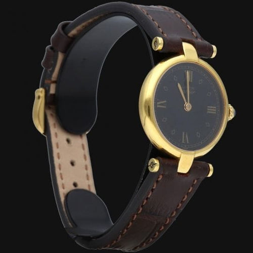 Montre Cartier Montre Must De Cartier Vermeil 58 Facettes MT45378