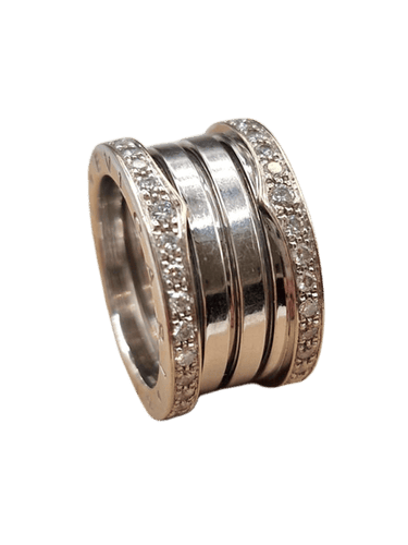 Bague 53 Bvlgari B.zero1 - Bague en or blanc 18 ct et diamants 58 Facettes CV-002