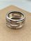 Bague 52 BVLGARI Parentesi - Bague en or blanc 18 ct et diamants 58 Facettes CV-005