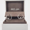 Boucles d'oreilles dinh van Le Cube Diamant - Créoles en or blanc 18 carats et diamants 58 Facettes 735191