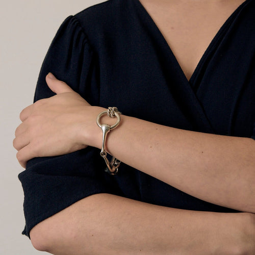 Hermès - Mors - Bracelet en argent