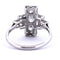 Bague 55 Bague en or blanc 18 kt sertie de diamants 58 Facettes AN528 (0559)
