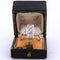 Bague 55 Bague en or blanc 18 kt sertie de diamants 58 Facettes AN528 (0559)