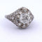 Bague 55 Bague ancienne en platine 950 avec diamant taille ancienne européenne 58 Facettes AN472 (00049)