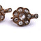 Boucles d'oreilles Boucles d'oreilles anciennes en or 14 K avec diamants 58 Facettes OR152 '(0039)