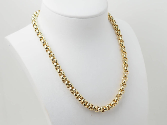 Collier Collier maille jaseron en or jaune 18 K 58 Facettes 33247
