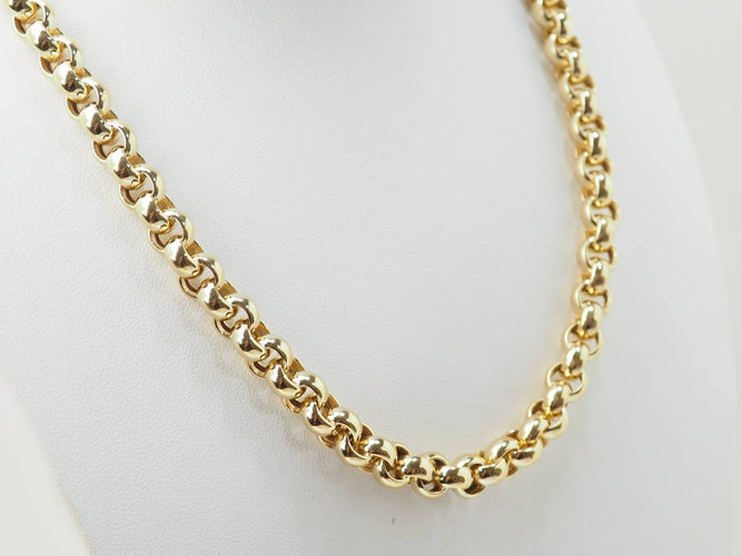Collier Collier maille jaseron en or jaune 18 K 58 Facettes 33247