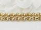 Collier Collier maille jaseron en or jaune 18 K 58 Facettes 33247