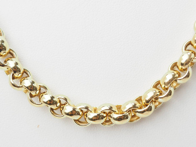 Collier Collier maille jaseron en or jaune 18 K 58 Facettes 33247
