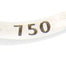 Bague 55 Bague en or blanc 18 carats avec saphir et diamants 58 Facettes
