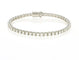 Bracelet Bracelet tennis en or blanc 18 carats et diamants 58 Facettes