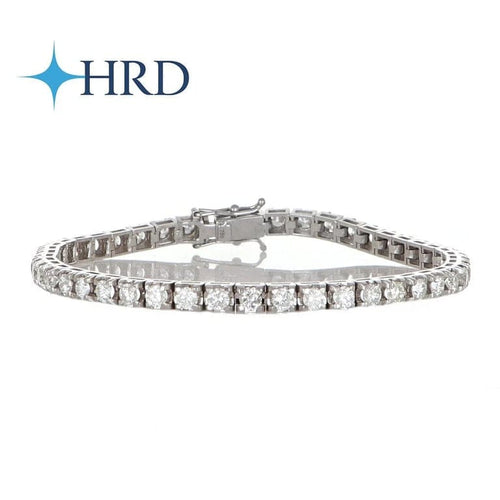 Bracelet Bracelet en or blanc 18 carats serti de diamants naturels 58 Facettes