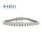 Bracelet Bracelet en or blanc 18 carats serti de diamants naturels 58 Facettes