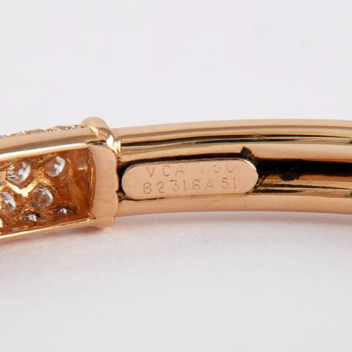 Bracelet Van Cleef & Arpels - Bracelet en or jaune et diamants 58 Facettes