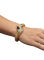 Bracelet Bracelet Double Dragon en or jaune et émail 58 Facettes A4