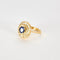 Bague 52 Bague tourbillon en or jaune 18 carats, saphir de Ceylan et diamants 58 Facettes 1-0000109/15