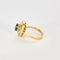 Bague 52 Bague tourbillon en or jaune 18 carats, saphir de Ceylan et diamants 58 Facettes 1-0000109/15