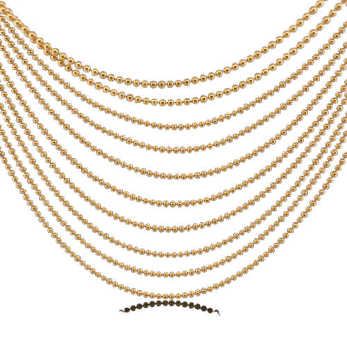 Collier Cartier Draperie - Collier en or jaune 18 carats 58 Facettes D6