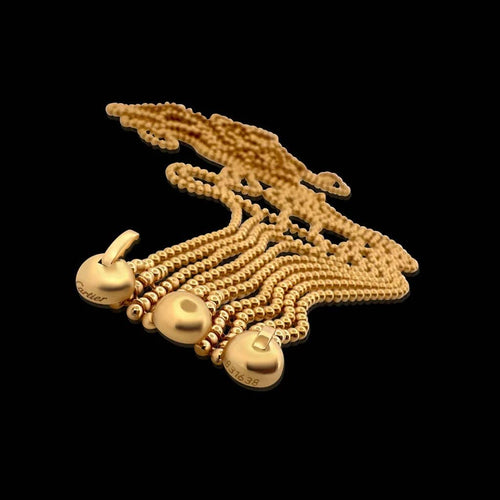 Collier Cartier Draperie - Collier en or jaune 18 carats 58 Facettes D6
