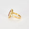 Bague 61 Bague en or jaune 18 carats avec rubis et diamants 58 Facettes