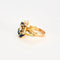 Bague 53 Bague fleur en or jaune 18k avec diamants et émail 58 Facettes 1-0000100/1