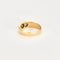Bague 57 Bague en or jaune 14k sertie de 3 diamants taille ancienne 58 Facettes 1-0000171/4