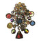 Broche Line Vautrin - Broche en bronze doré avec talosel et perles de verre 58 Facettes