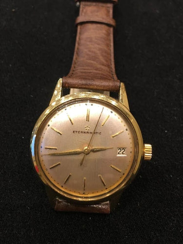 Montre Eterna-matic - Montre en or jaune 18 carats 58 Facettes