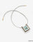 Collier Collier d’artiste - Pendentif en platine et or jaune 18k, aigue-marine et diamant 58 Facettes