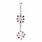 Pendentif Pendentif flocons de neige en or gris 18 carats serti de diamants 58 Facettes