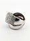 Bague 61 Bague en or blanc 18 carats sertie de diamants 3,50 ct 58 Facettes