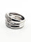 Bague 56 Bague en or blanc 18K avec diamants 1,00 ct 58 Facettes