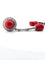 Boucles d'oreilles Boucles d'oreilles en or blanc 18 carats, diamants et corail 58 Facettes