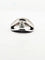 Bague 53 Bague solitaire en or blanc avec diamant 0,80 ct 58 Facettes