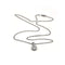 Collier Collier solitaire - Pendentif en or blanc 18K et diamants naturels 58 Facettes UKA000083GM