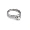 Bague 54 Bague de fiançailles en or blanc 18K et diamants naturels 58 Facettes UKA000082GM